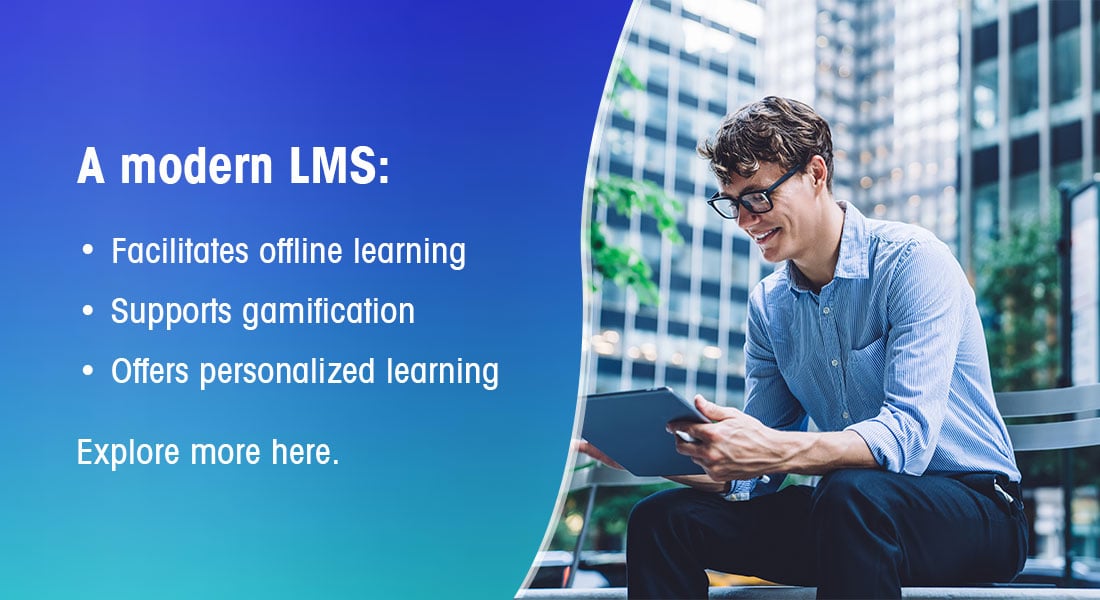  Learning in the Flow of Work with a Modern LMS [Infographic] 